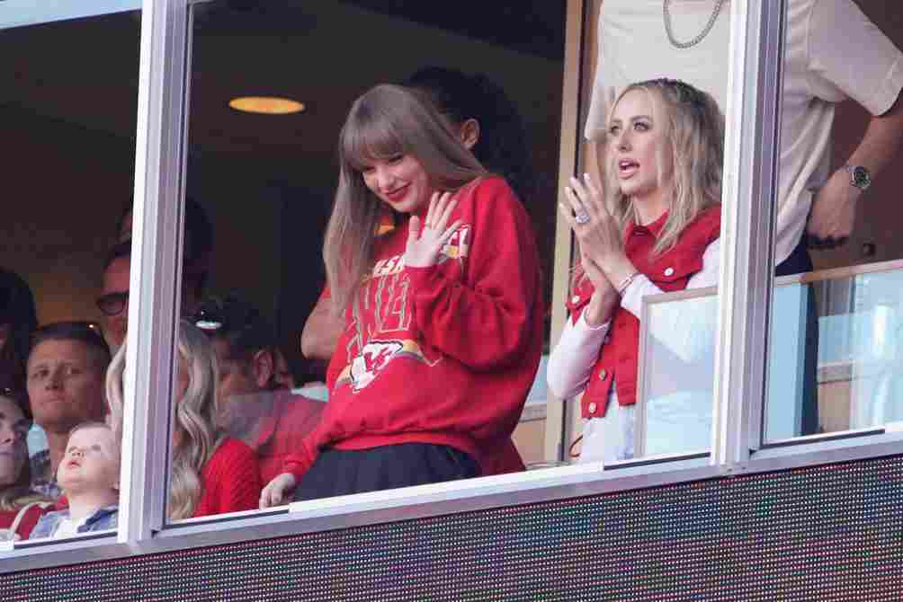 Taylor Swift durante un juego de los Chiefs