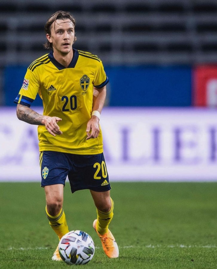 Kristoffer Olsson con la Selección de Suecia