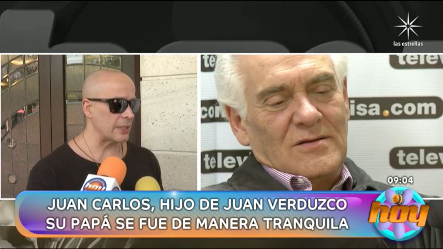 Juan Carlos Verduzco expuso que su papá se fue en paz al dormir.