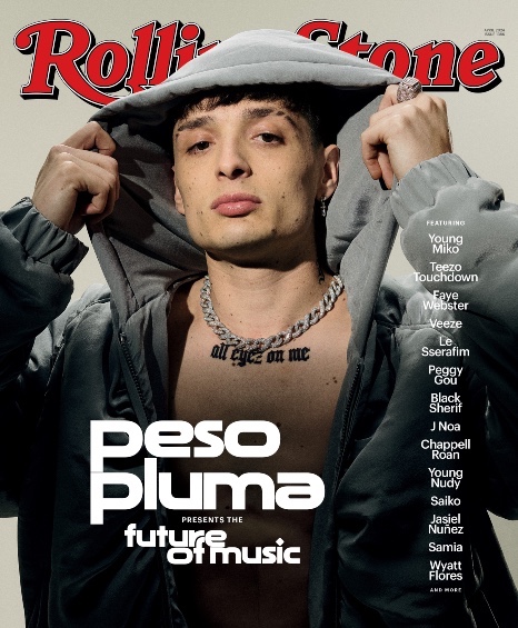 La portada de la revista con Peso Pluma. 