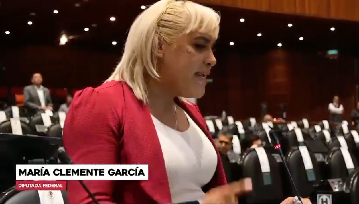 La diputada María Clemente García celebró los cambios a la ley a favor de la comunidad LGBT+.