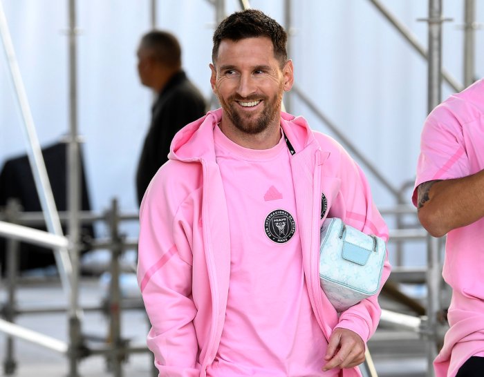 Messi previo un partido de MLS