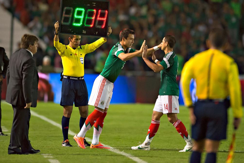 Cubo y Chicharito juntos en Selección Mexicana