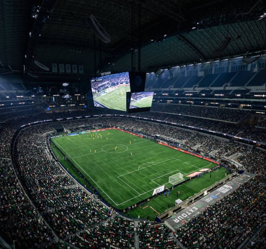 AT&T Stadium en partido de México