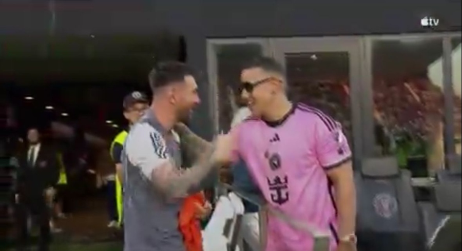 Lionel Messi y Daddy Yankee