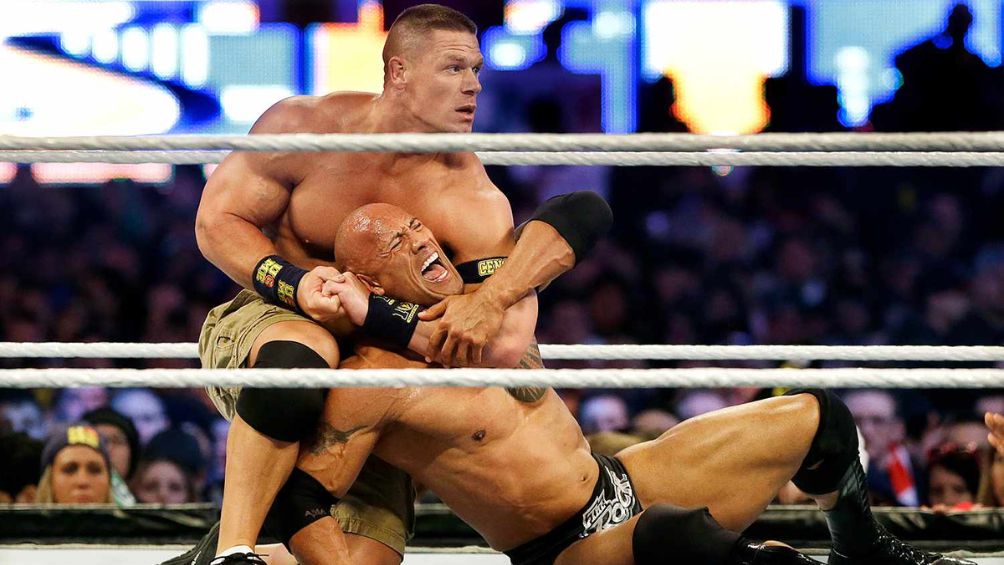 Cena vs The Rock en WrestleMania