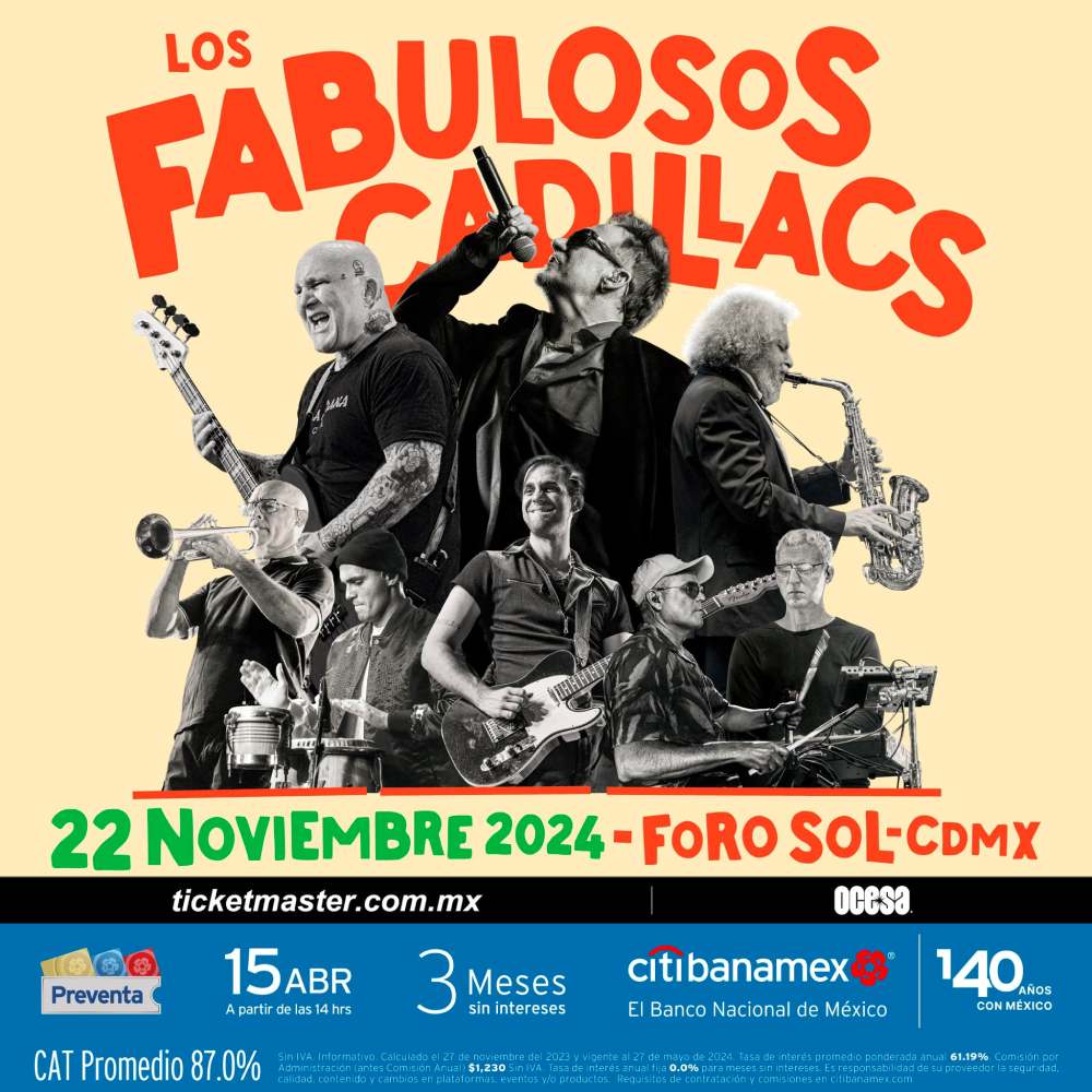 La banda argentina estará el 22 de noviembre en el Foro Sol.