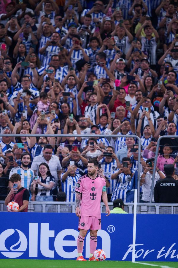 Lionel Messi en el duelo de Vuelta ante Rayados