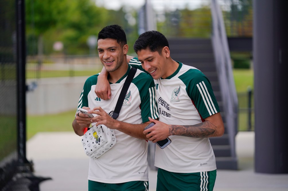 Raúl y Edson juntos en la Selección Mexicana