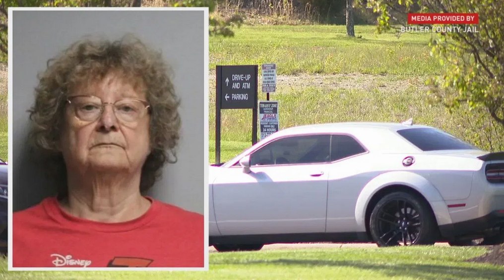 La abuelita fue detenida en su casa y en el auto encontraron el arma del asalto.