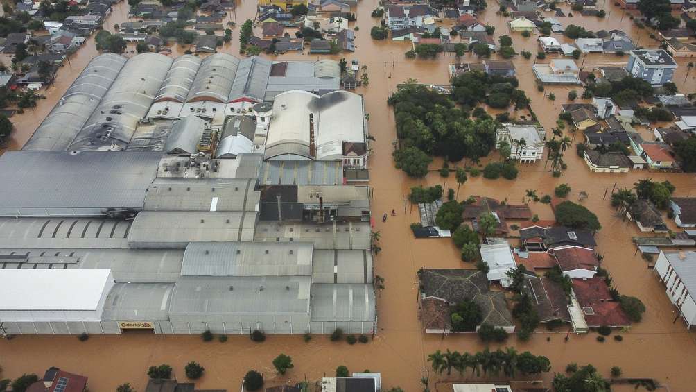 Desde hace varios días el estado de Río Grande del Sur sufre de inundaciones. 