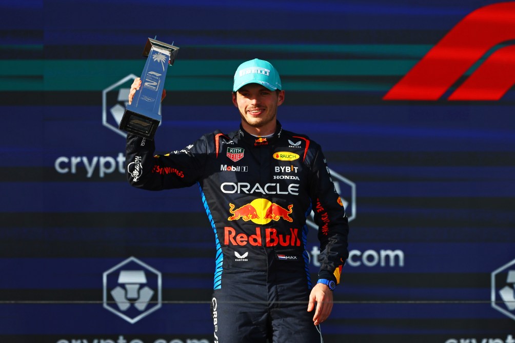 Verstappen quedó segundo en Miami 