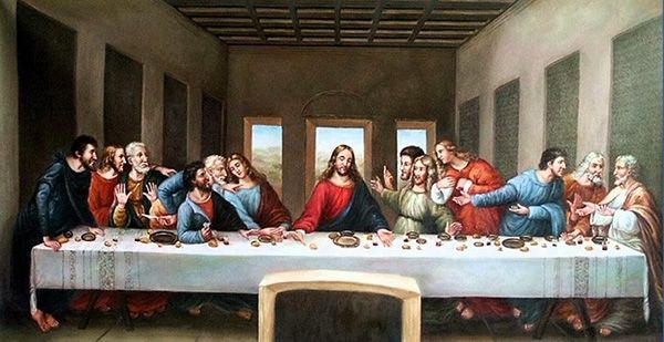 'La última cena' de Leonardo da Vinci 