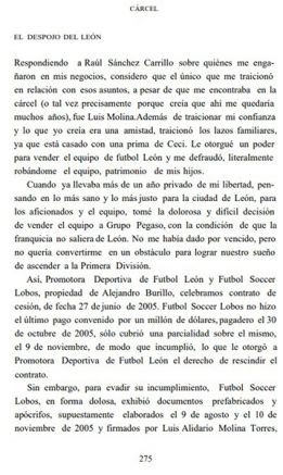 La parte del libro de Carlos Ahumada sobre Luis Molina 