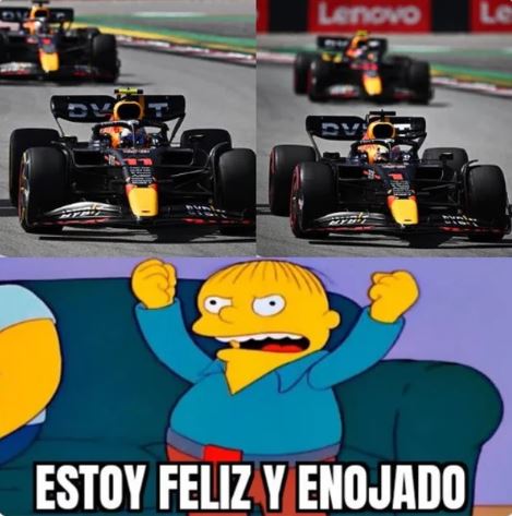 Los memes que dejó el segundo lugar de Checo Pérez en el GP de España
