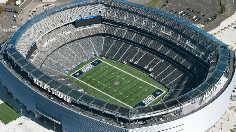 El Metlife Stadium visto desde arriba