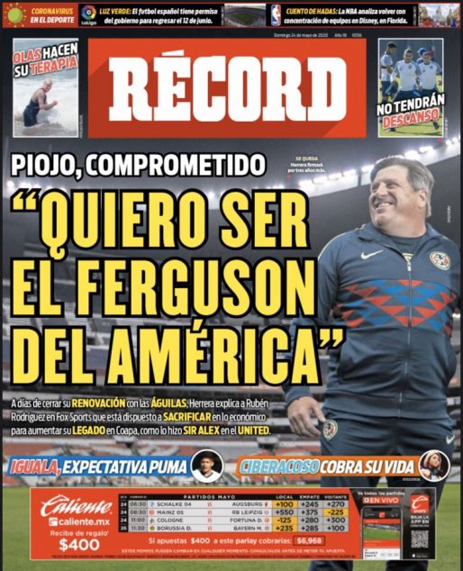 Miguel Herrera quiere ser el Ferguson del América