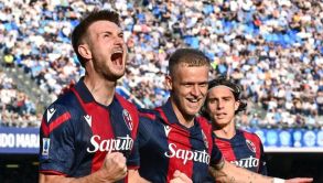 Bologna venció a la Roma en la Serie A