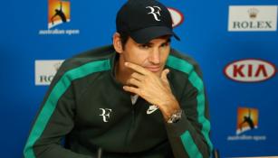 Roger Federer, en conferencia de prensa