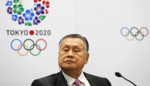 Yoshiro Mori, organizador de los Juegos Olímpicos, de Tokio en conferencia de prensa