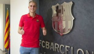 Jasper Cillessen feliz en su llegada al Barcelona