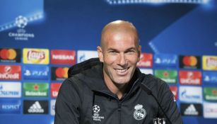Zidane, durante la rueda de prensa celebrada antes del duelo contra el Dortmund