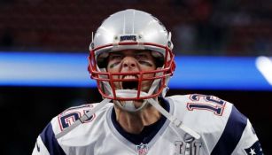 Tom Brady se molesta durante el Super Bowl LI