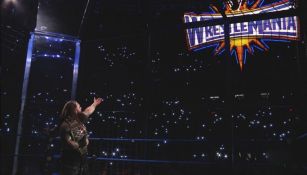 Bray Wyatt después de ganar el título de la WWE