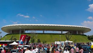 Las inmediaciones del estadio Chivas previo al Clásico Tapatío de Cuartos