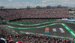 Gradas del Autódromo Hermanos Rodríguez llenas en el GP de México 2016