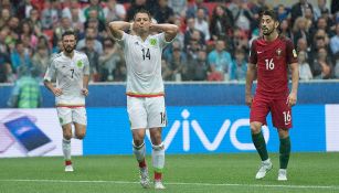 Javier Hernández lamenta una jugado con México