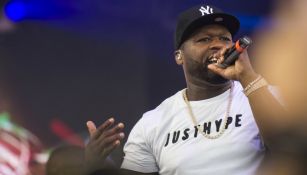 50 Cent en un concierto en Nueva York
