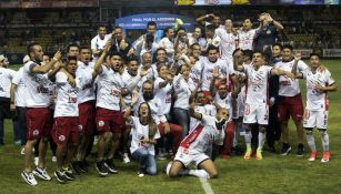 Los Lobos BUAP celebran su ascenso a la Primera División