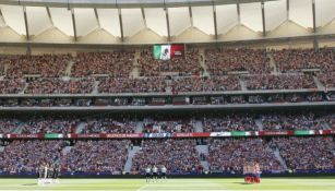 Bandera de México en el Estadio Wanda Metropolitano