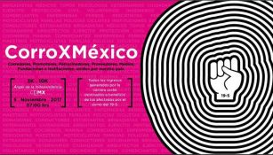 Cartel promocional de la carrera 'Corro X México'
