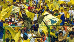 Águila en las tribunas del Estadio Azteca