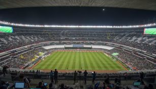Toma panorámica del Estadio Azteca 