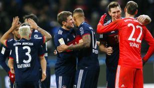 Bayern Munich celebra triunfo contra el Eintracht Frankfurt