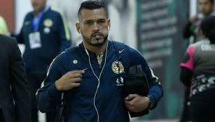 Miguel Samudio llega al Estadio Azteca