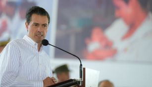 Peña Nieto da un discurso por el día de los enfermeros