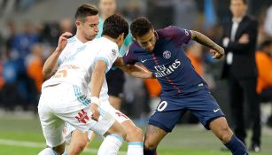 Neymar intenta superar la marca en juego contra Amiens 