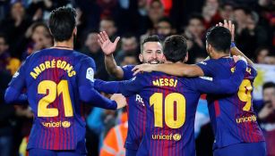 Barcelona celebra en goleada contra el Celta de Vigo 