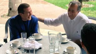 Julio César Chávez y José Antonio Meade disfrutar de una reunión