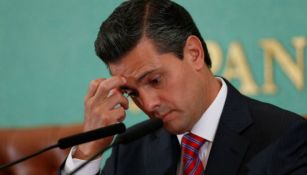 Peña Nieto se lamenta en discurso