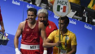 Misael Rodríguez previo a un combate en Río 2016