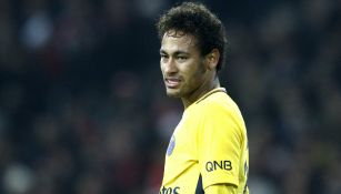 Neymar, durante un juego con el PSG