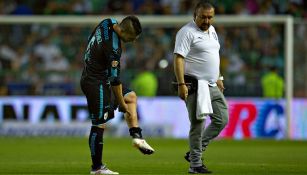 Javier Güemez señala lesión tras ser expulsado del Nou Camp 
