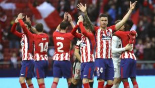 Atlético de Madrid festeja el triunfo sobre Athletic Club