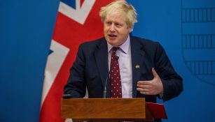  Boris Johnson da discurso en conferencia de prensa