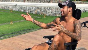 Neymar, en su controversial foto